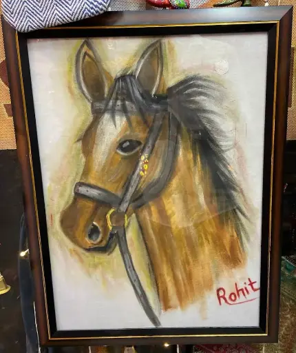 Painting hourse