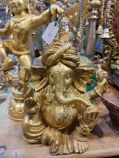 Ganesha idol brass metal
