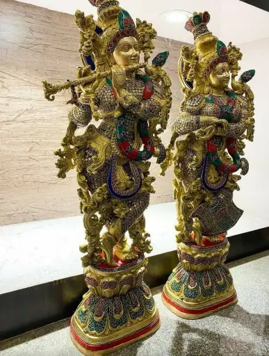Ram statue (pure brass) 2 peis