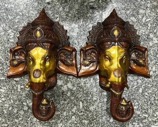 Ganesha head idol ( 2pies)